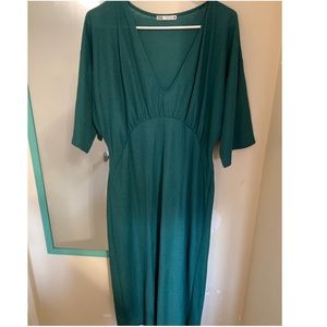 Dark teal Zara dress